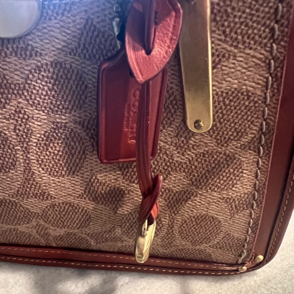 Coach Dreamer 21 Signature Canvas & Leather Mini Crossbody Bag - Picture 8 of 16